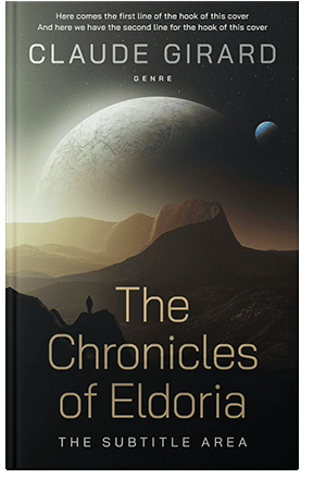 Pre Made Book Cover Heathered Gray