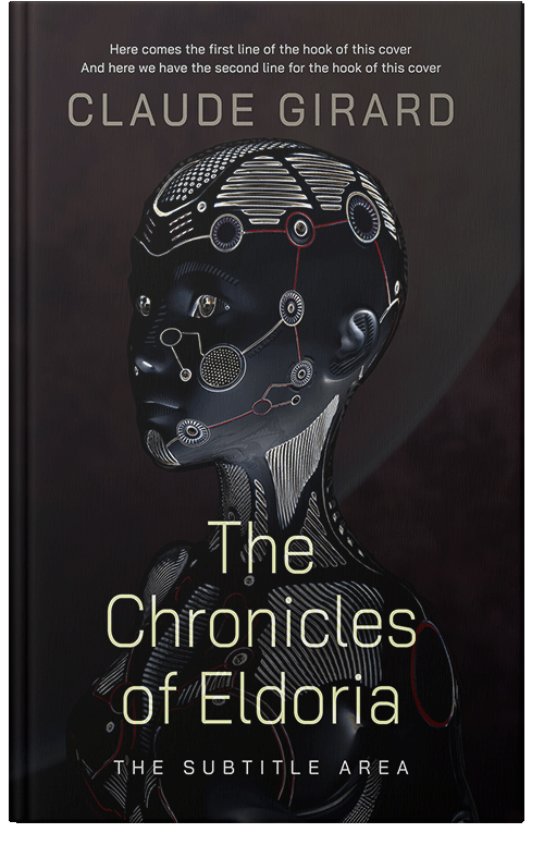 Front view of Premade Science Fiction Book Cover - Cod Gray