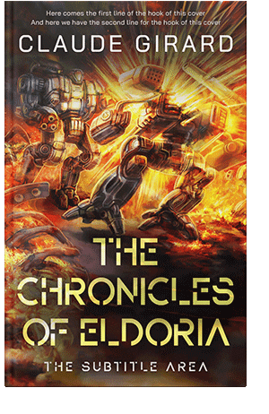 Pre Made Book Cover Cocoa Bean