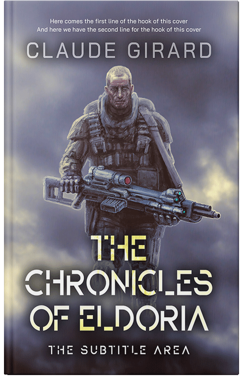 Front view of Premade Science Fiction Book Cover - Mulled Wine