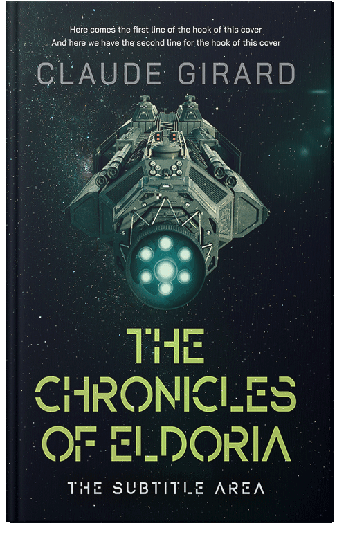 Front view of Premade Science Fiction Book Cover - Black Pearl