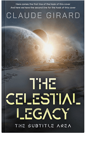 Pre Made Book Cover Outer Space