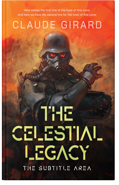 Front view of Premade Apocalyptica Book Cover - Eclipse