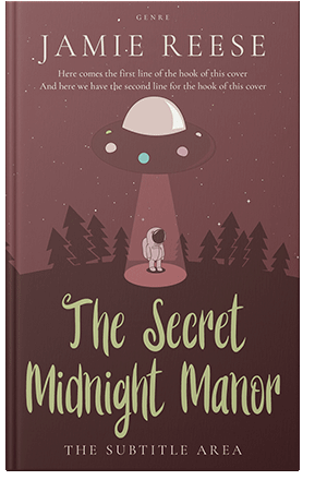 Pre Made Book Cover Congo Brown