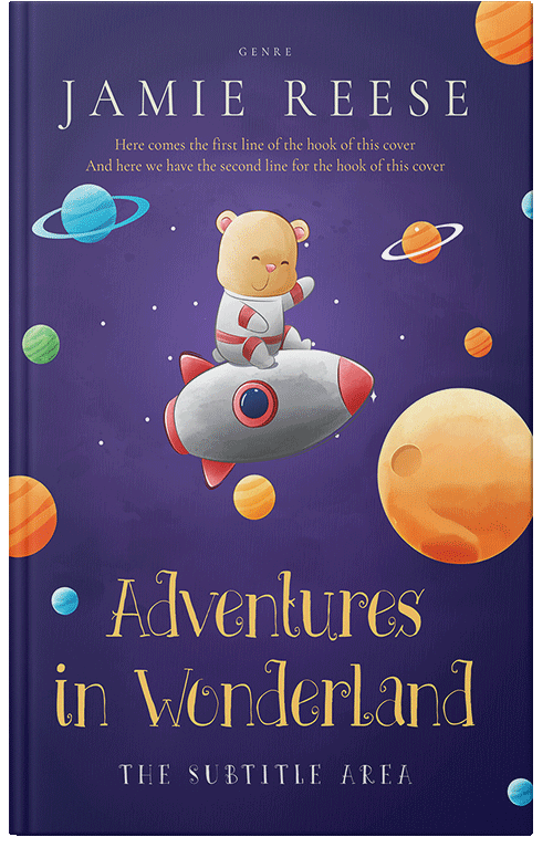 Front view of Premade Children's Book Cover - Jacarta