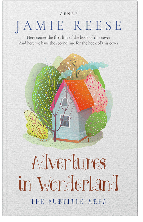 Front view of Premade Nature Book Cover - Cararra