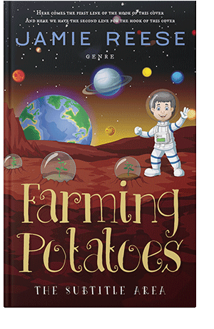 Pre Made Book Cover Coffee Bean