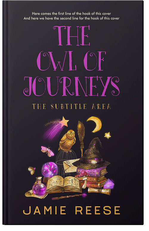 Front view of Premade Fantasy Book Cover - Thunder