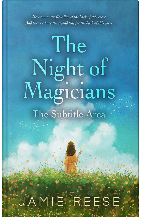 Front view of Premade Travel Book Cover - Astral