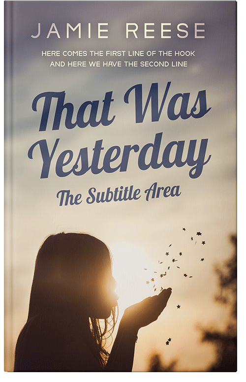 Front view of Premade Teen & Young Adult Book Cover - Soft Amber