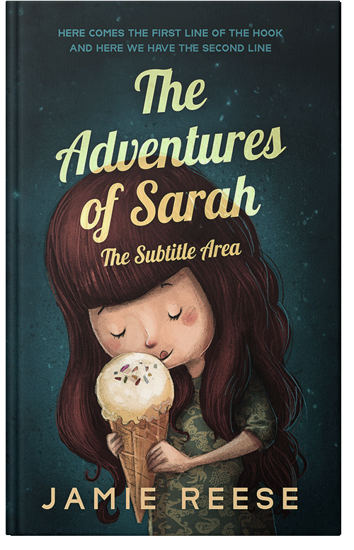 Front view of Premade Children's Book Cover - Brandy