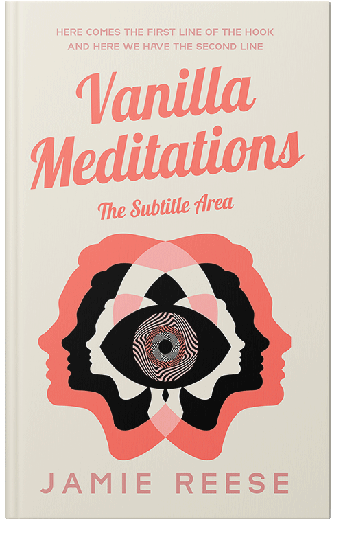 Front view of Premade Health & Mind & Body Book Cover - Pearl Bush