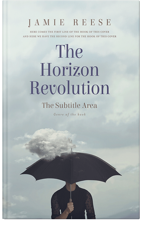 Front view of Premade Surreal Book Cover - Nebula