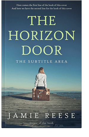 Pre Made Book Cover Blue Bayoux