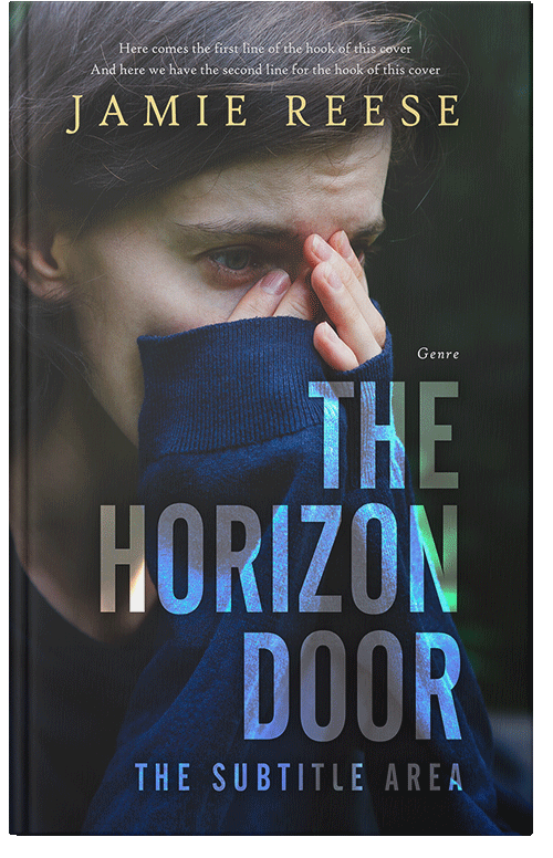 Front view of Premade Literary Fiction Book Cover - Shark