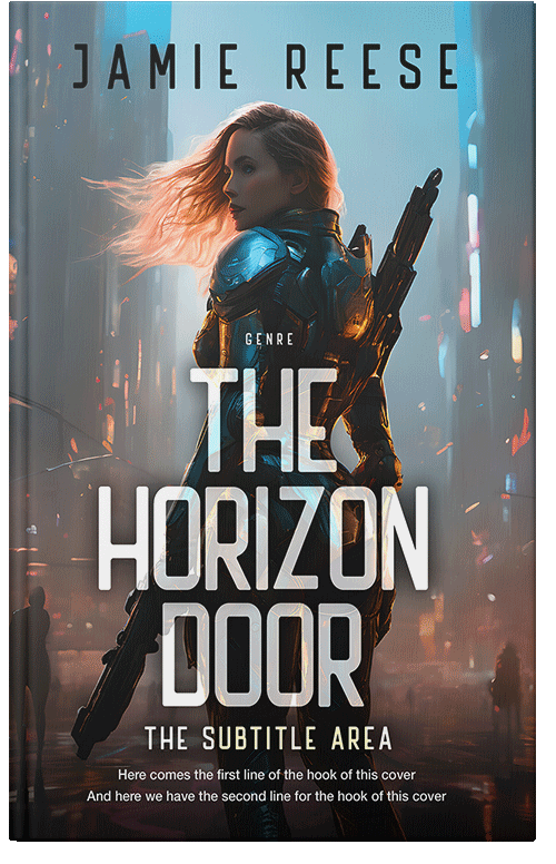 Front view of Premade Science Fiction Book Cover - Tuatara