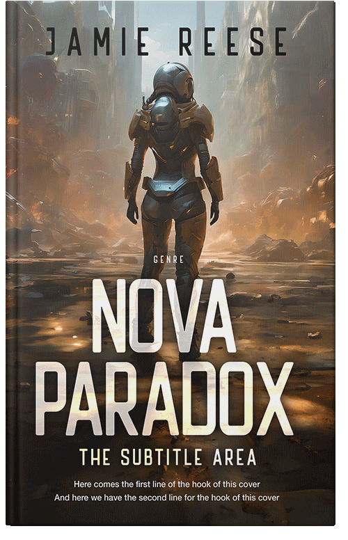 Front view of Premade Science Fiction Book Cover - Mondo