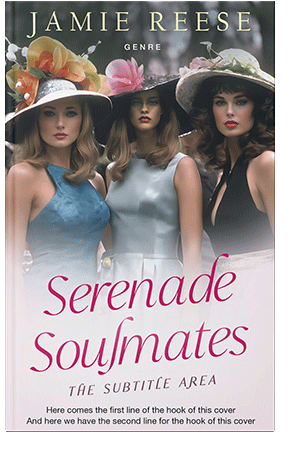 Pre Made Book Cover Outer Space