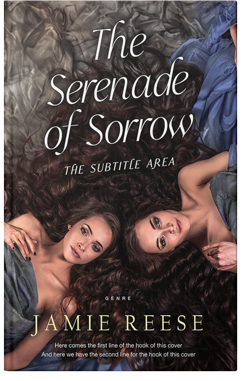 Front view of Premade Chick Lit Book Cover - Cocoa Brown