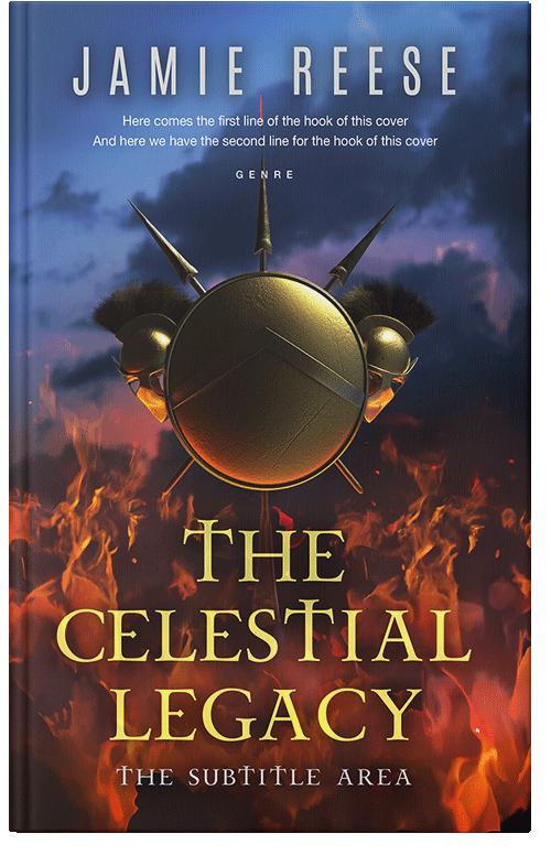 Front view of Premade Action & Adventure Book Cover - Thunder