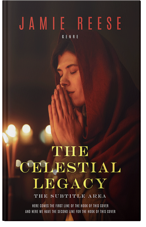 Front view of Premade Religion & Spirituality Book Cover - Crowshead