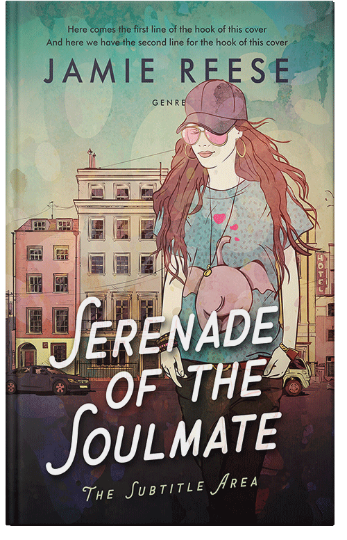 Front view of Premade Teen & Young Adult Book Cover - Bison Hide