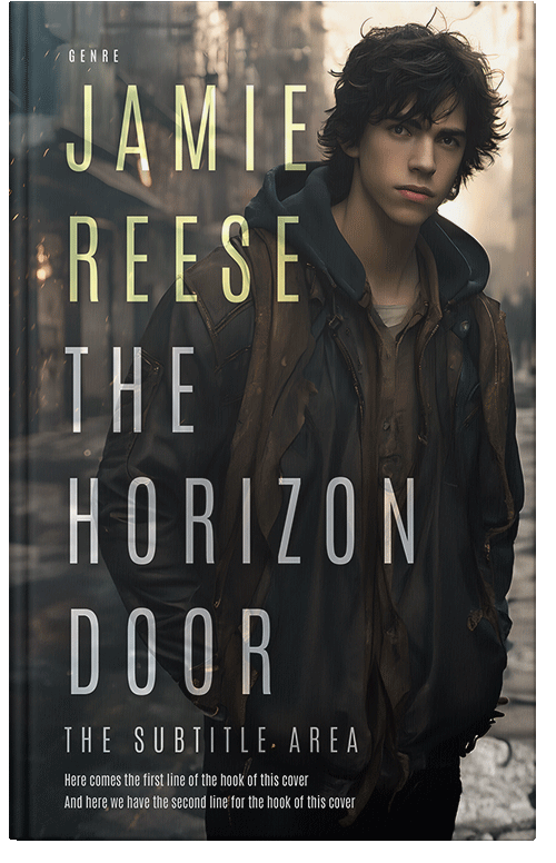 Front view of Premade Teen & Young Adult Book Cover - Heavy Metal