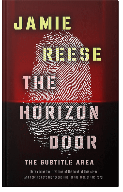 Front view of Premade Mystery & Thriller & Suspense Book Cover - Aubergine