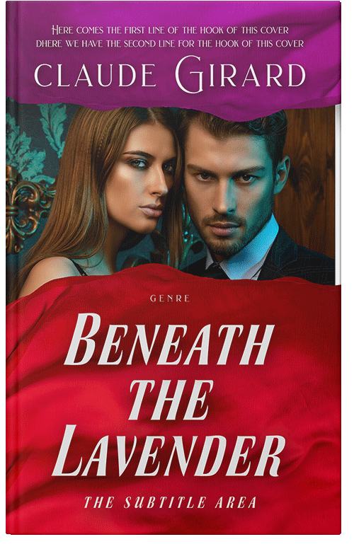 Front view of Premade Romance Book Cover - Tamarillo