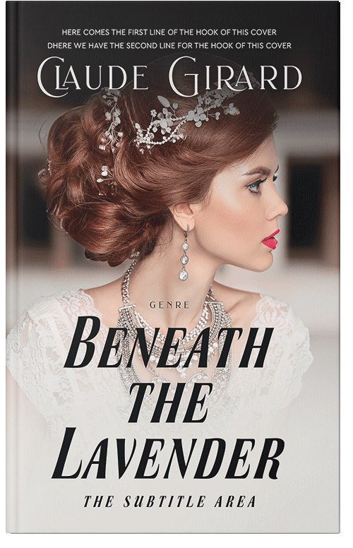 Front view of Premade Romance Book Cover - Pearl Bush