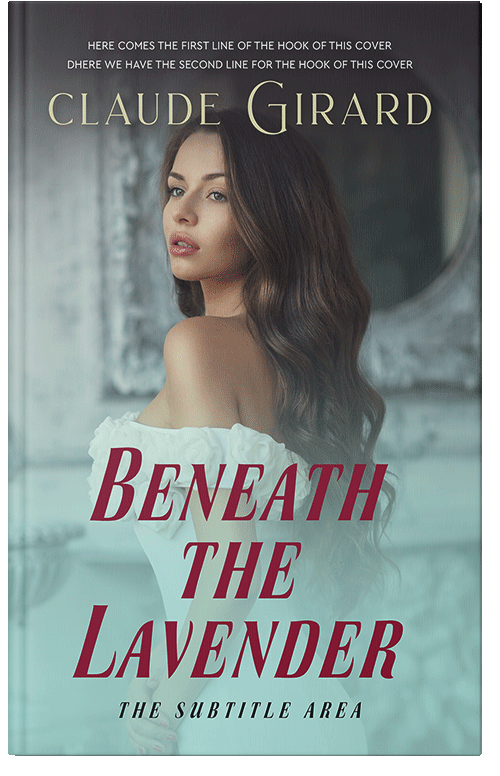 Front view of Premade Romance Book Cover - Opal