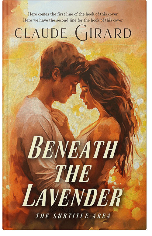 Front view of Premade Romance Book Cover - Tussock