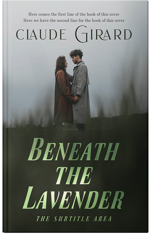 Front view of Premade Romance Book Cover - Pumice