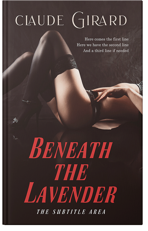 Front view of Premade Erotica Book Cover - Oil