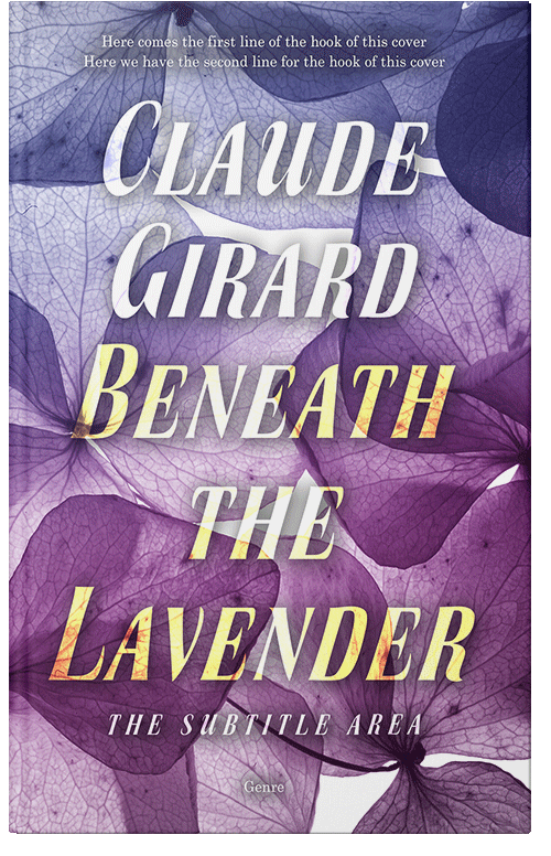 Front view of Premade Romance Book Cover - Trendy Pink