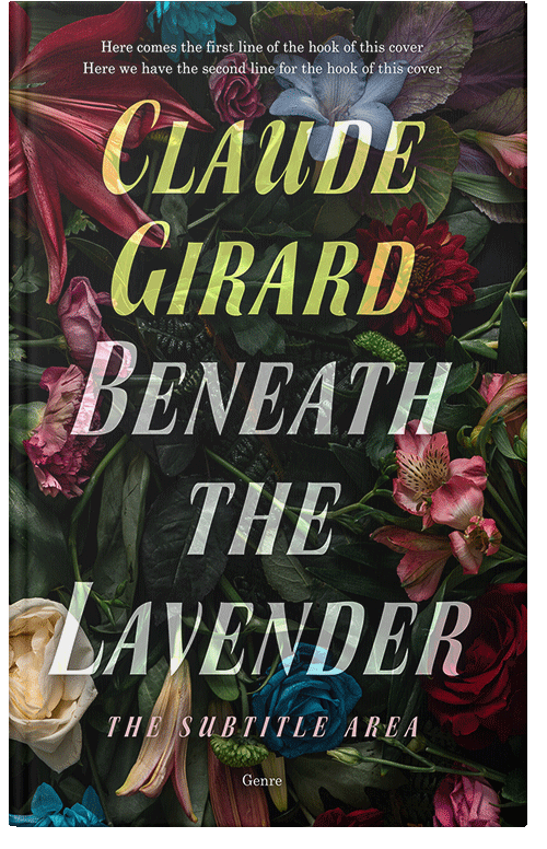 Front view of Premade Nature Book Cover - Indian Khaki