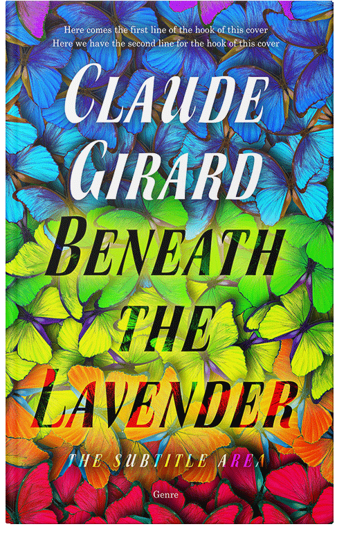 Front view of Premade Literary Fiction Book Cover - Golden Grass