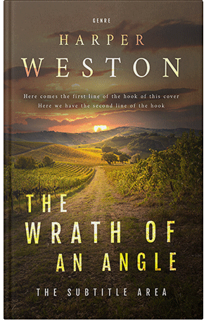 Premade Book Cover Metallic Bronze