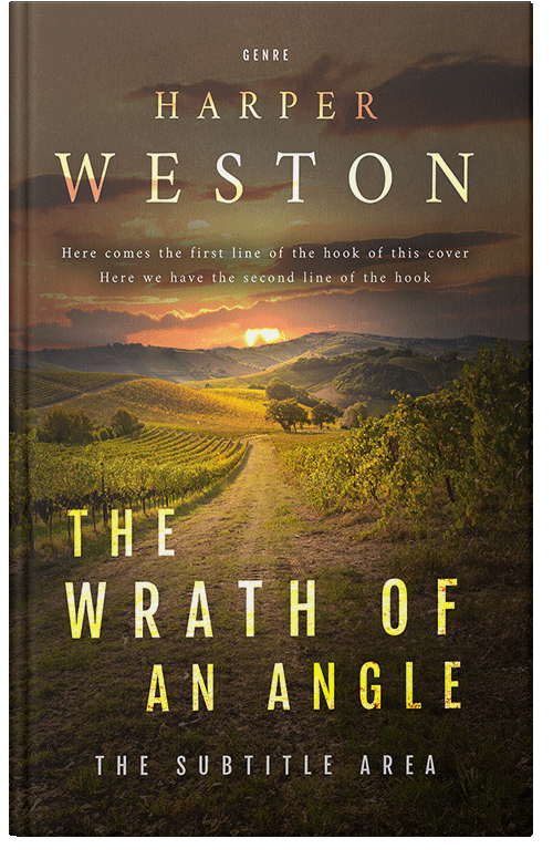 Front view of Premade Nature Book Cover - Metallic Bronze