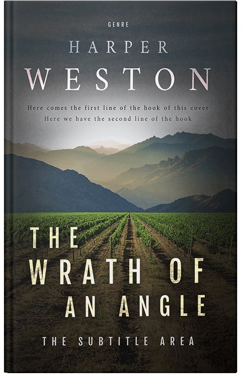 Front view of Premade Travel Book Cover - Heavy Metal