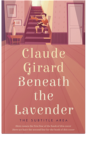 Pre Made Book Cover New York Pink