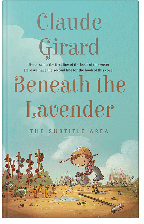 Front view of Premade Children's Book Cover - Half Baked