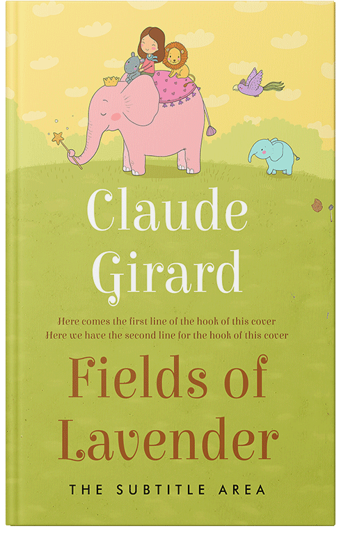 Front view of Premade Children's Book Cover - Tacha