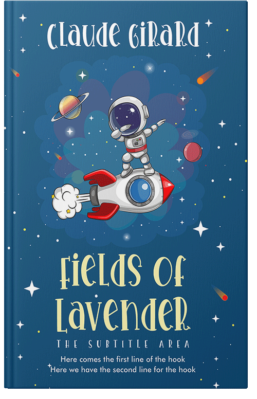 Front view of Premade Children's Book Cover - Chathams Blue