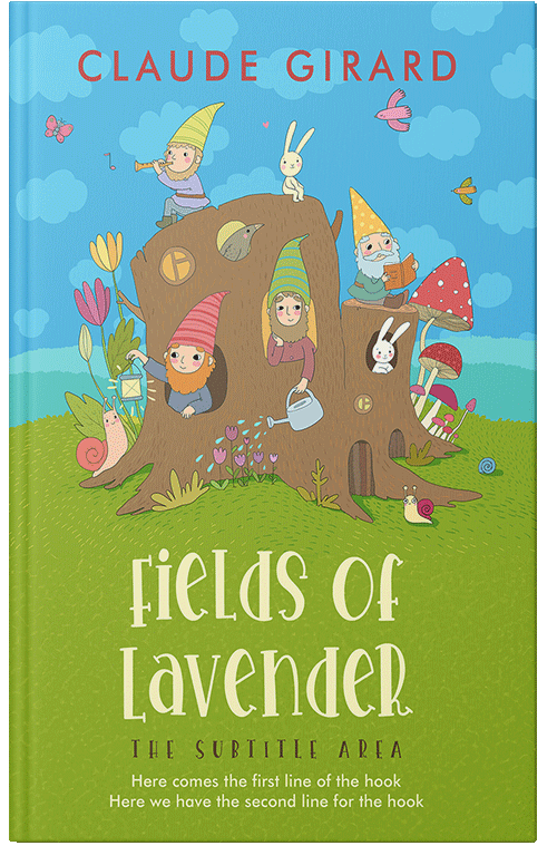 Front view of Premade Fantasy Book Cover - Sushi