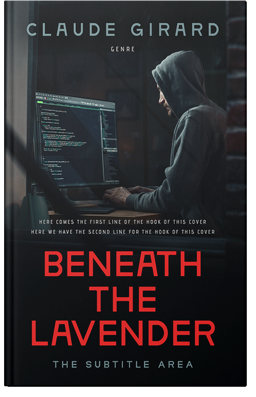 Front view of Premade Mystery & Thriller & Suspense Book Cover - Woodsmoke