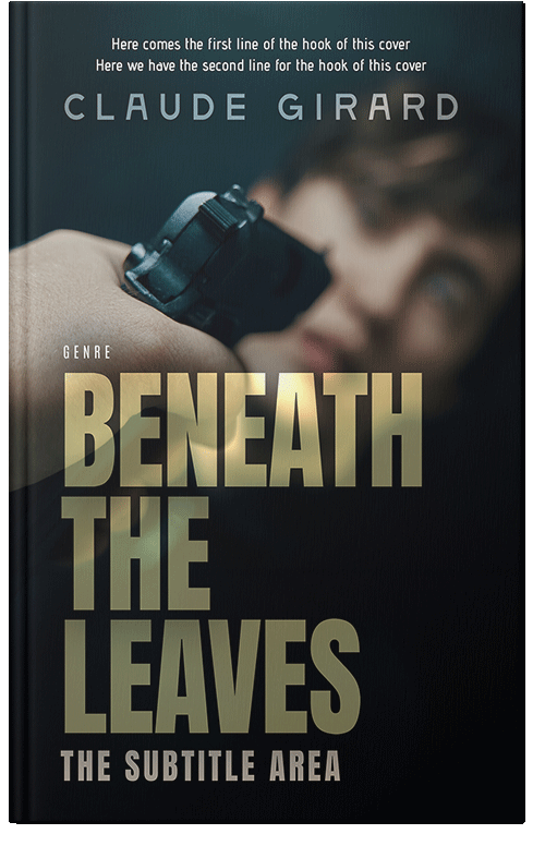 Front view of Premade Mystery & Thriller & Suspense Book Cover - Woodsmoke