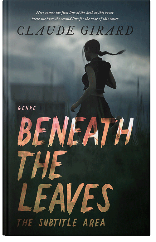 Front view of Premade Mystery & Thriller & Suspense Book Cover - Indian Khaki