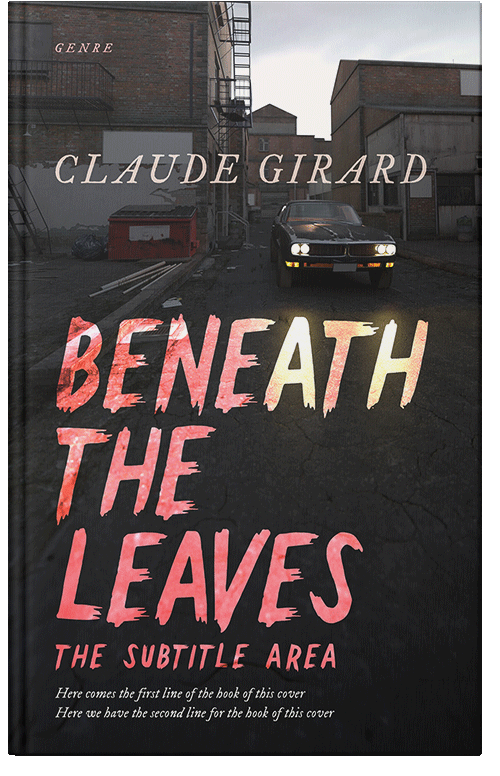 Front view of Premade Mystery & Thriller & Suspense Book Cover - Dune