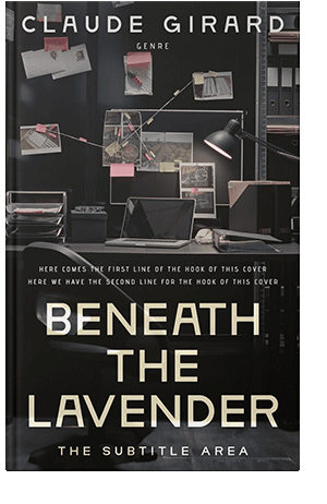 Pre Made Book Cover Log Cabin